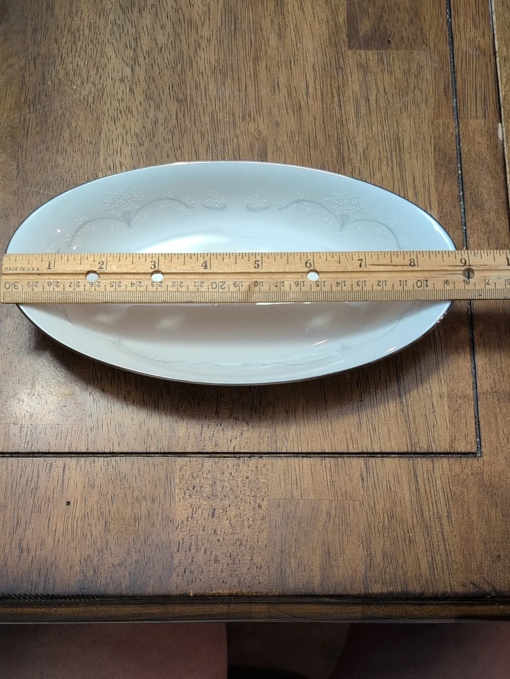 Noritake China Whitebrook 6441 Celery Dish/Vegetable Dish